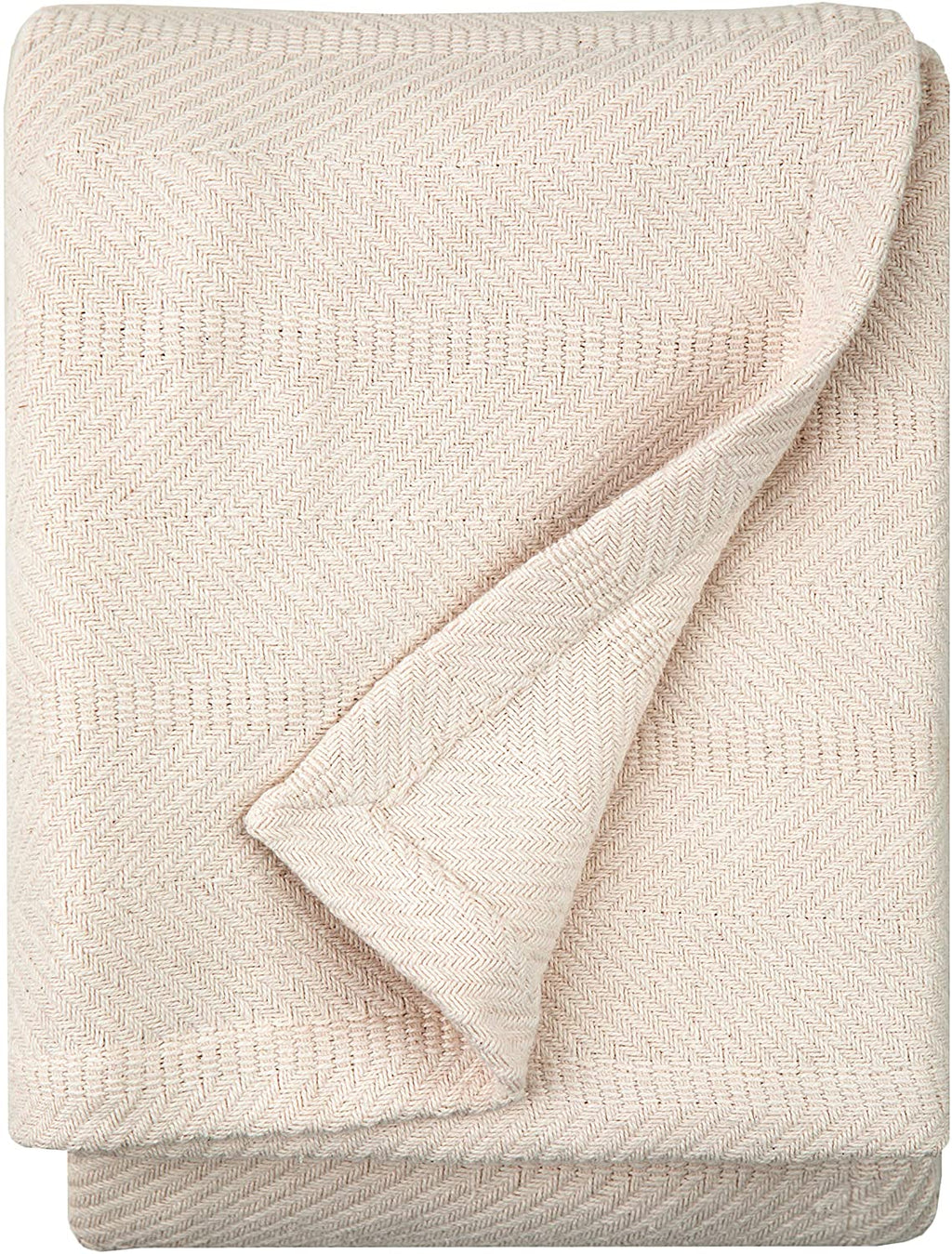 Sticky Toffee Woven Cotton Lightweight Throw Blanket, 60" x 50"
