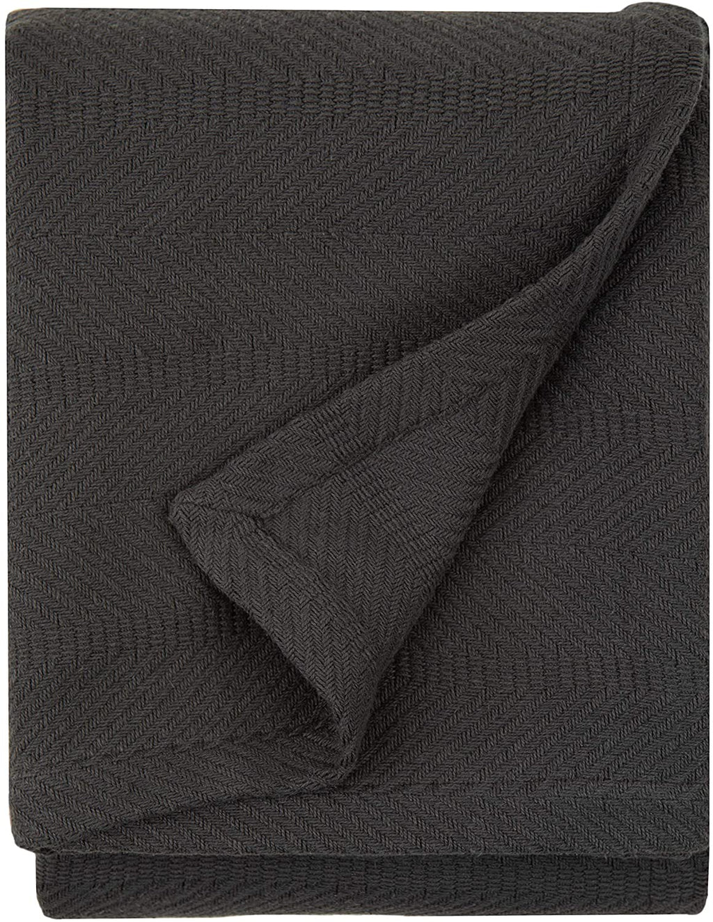 Sticky Toffee Woven Cotton Lightweight Throw Blanket, 60" x 50"