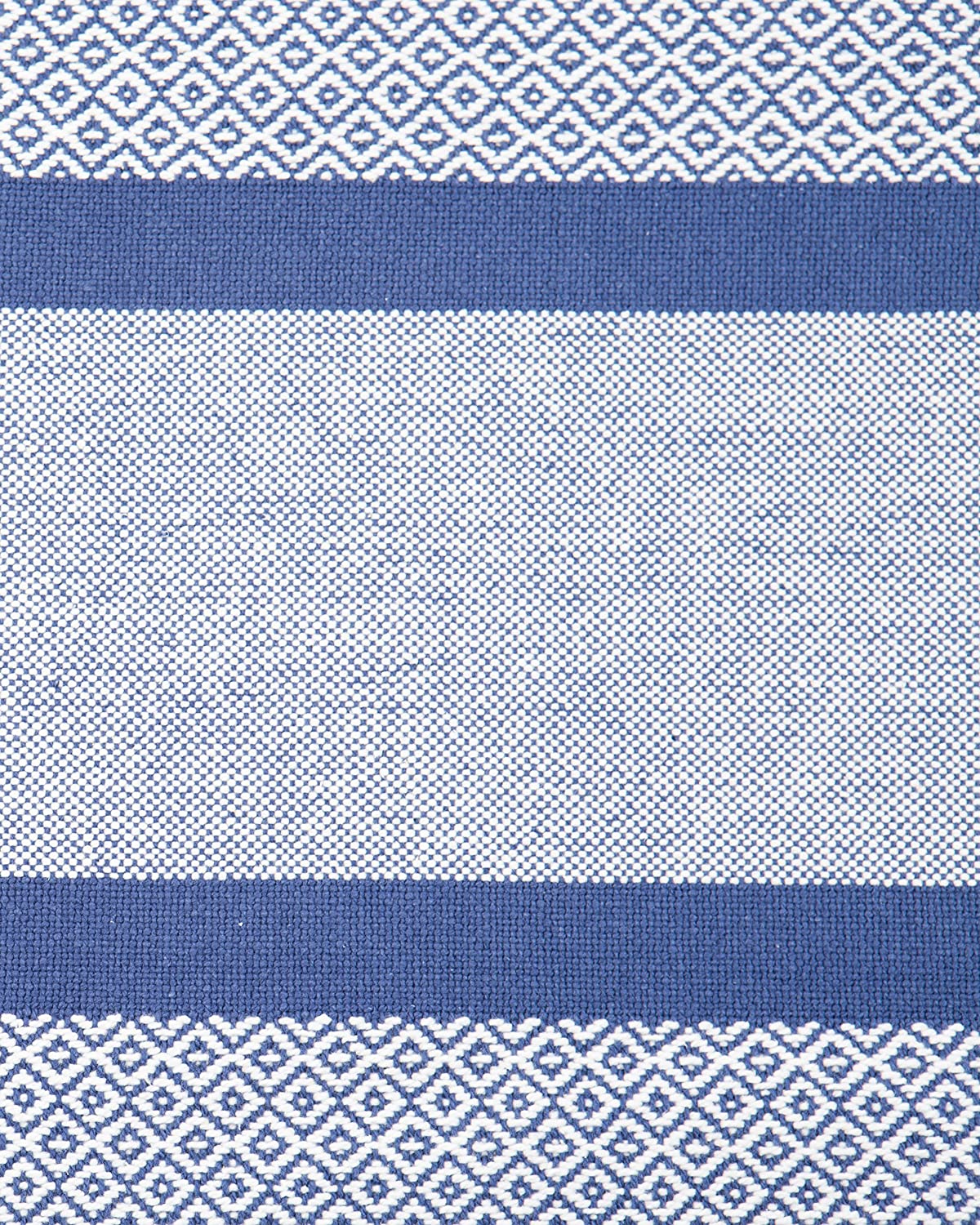 Sticky Toffee Cotton Woven Placemat Set with Fringe, Traditional Diamond, 4 Pack, 14" x 19"