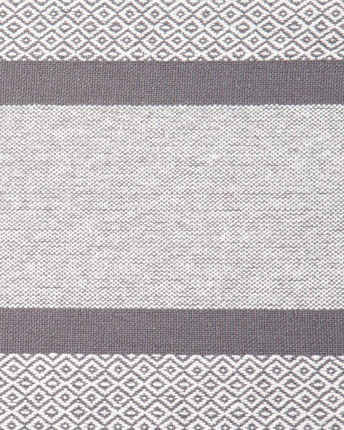 Sticky Toffee Cotton Woven Placemat Set with Fringe, Traditional Diamond, 4 Pack, 14" x 19"
