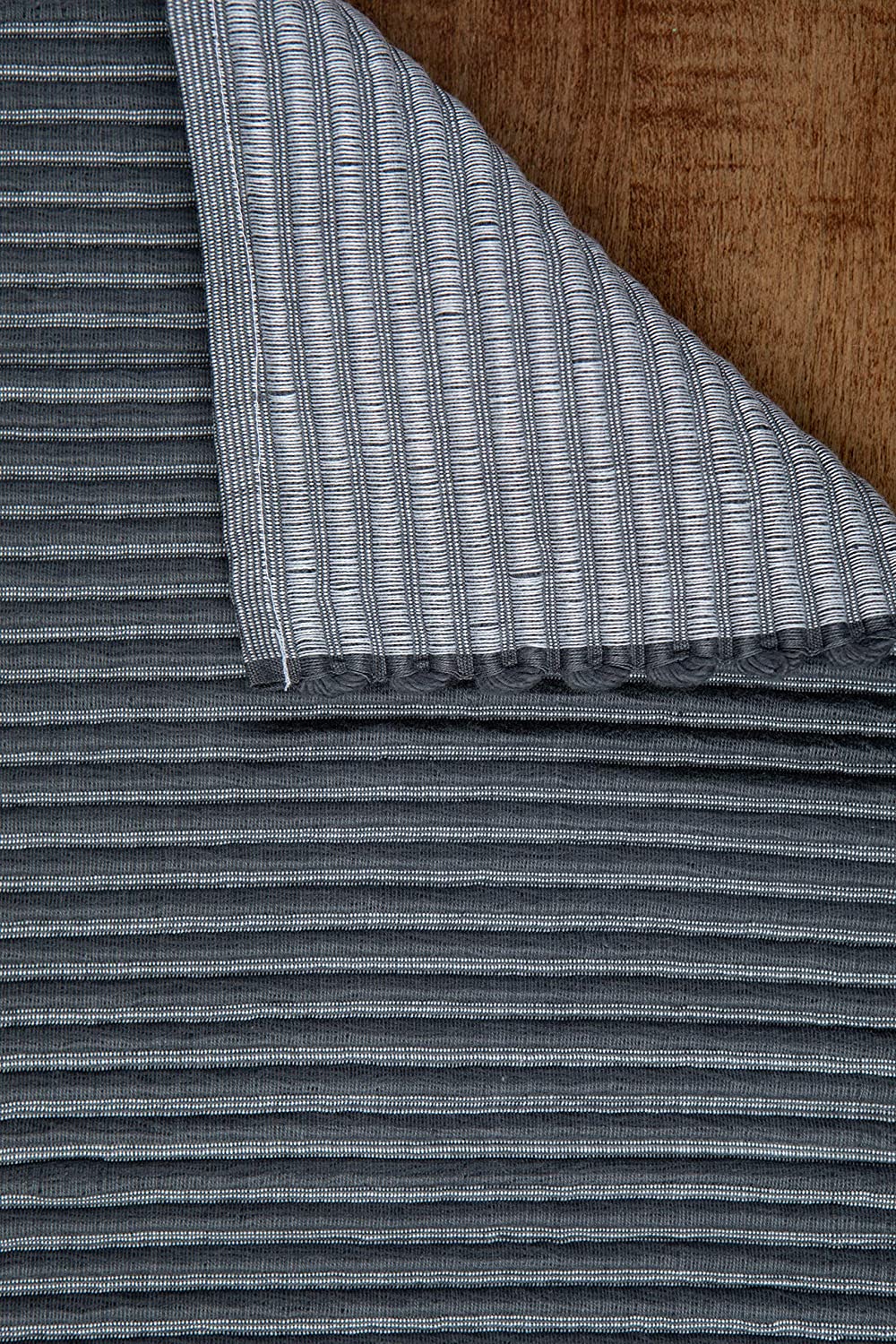 Sticky Toffee Chunky Ribbed Reversible Placemat Set, 4 Pack, 14" x 19"
