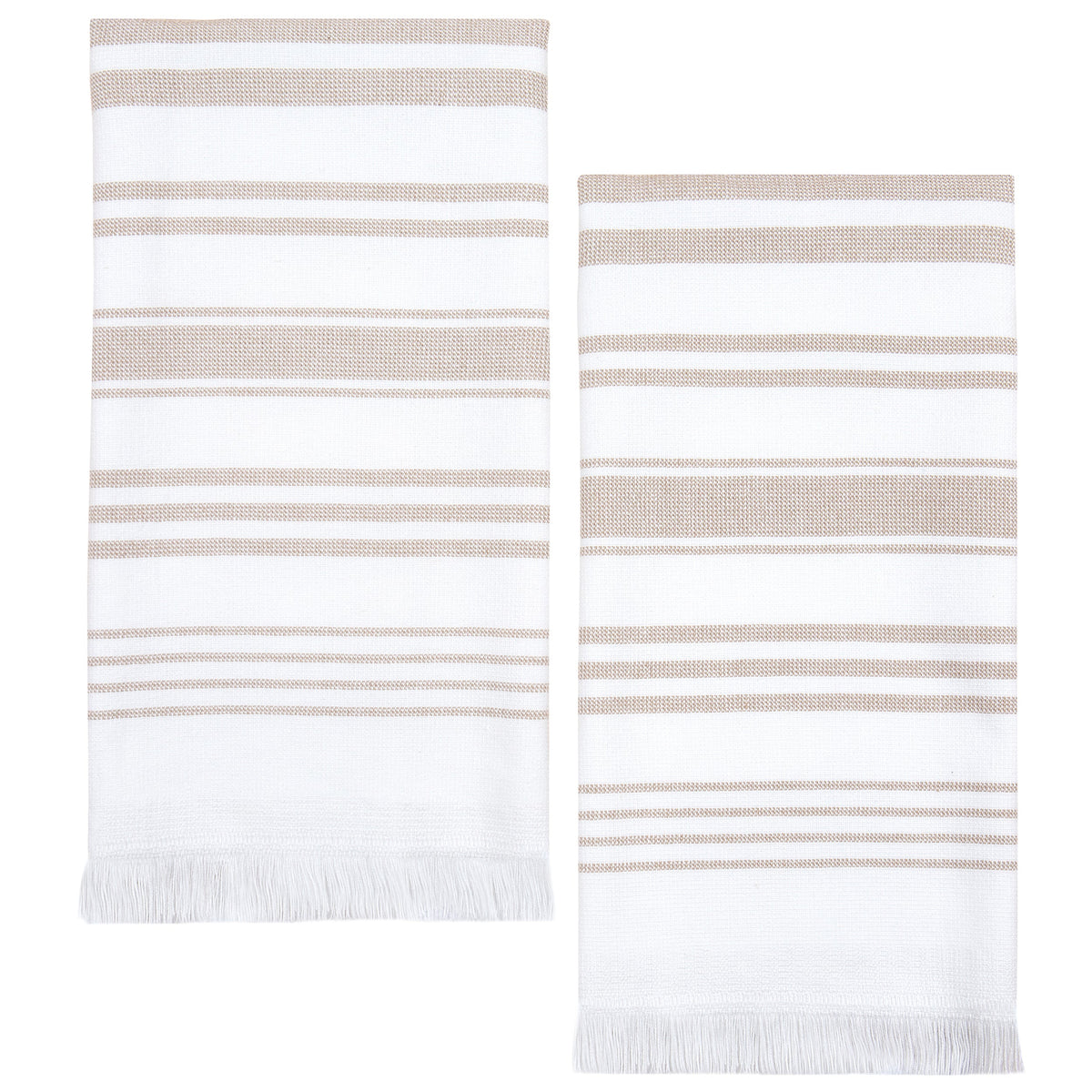 Sticky Toffee Hammam Cotton Hand Towels, 2 pack, 28" x 16"