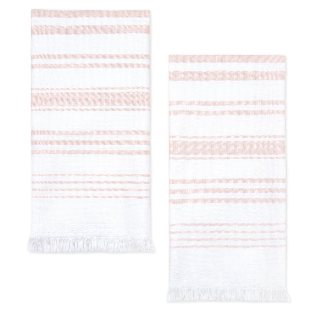 Sticky Toffee Hammam Cotton Hand Towels, 2 pack, 28" x 16"