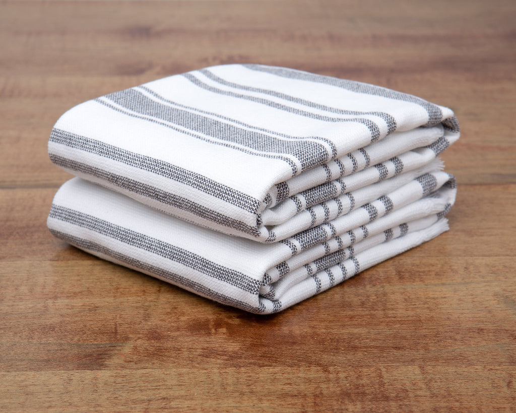Sticky Toffee Hammam Cotton Hand Towels, 2 pack, 28" x 16"