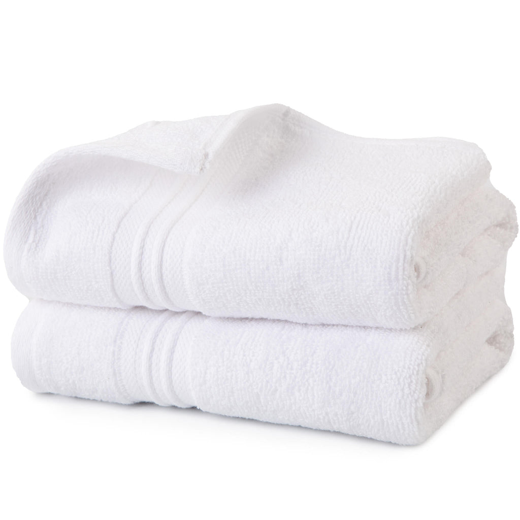 Sticky Toffee Terry Cotton Hand Towels Set, 2 pack, 16" x 28"