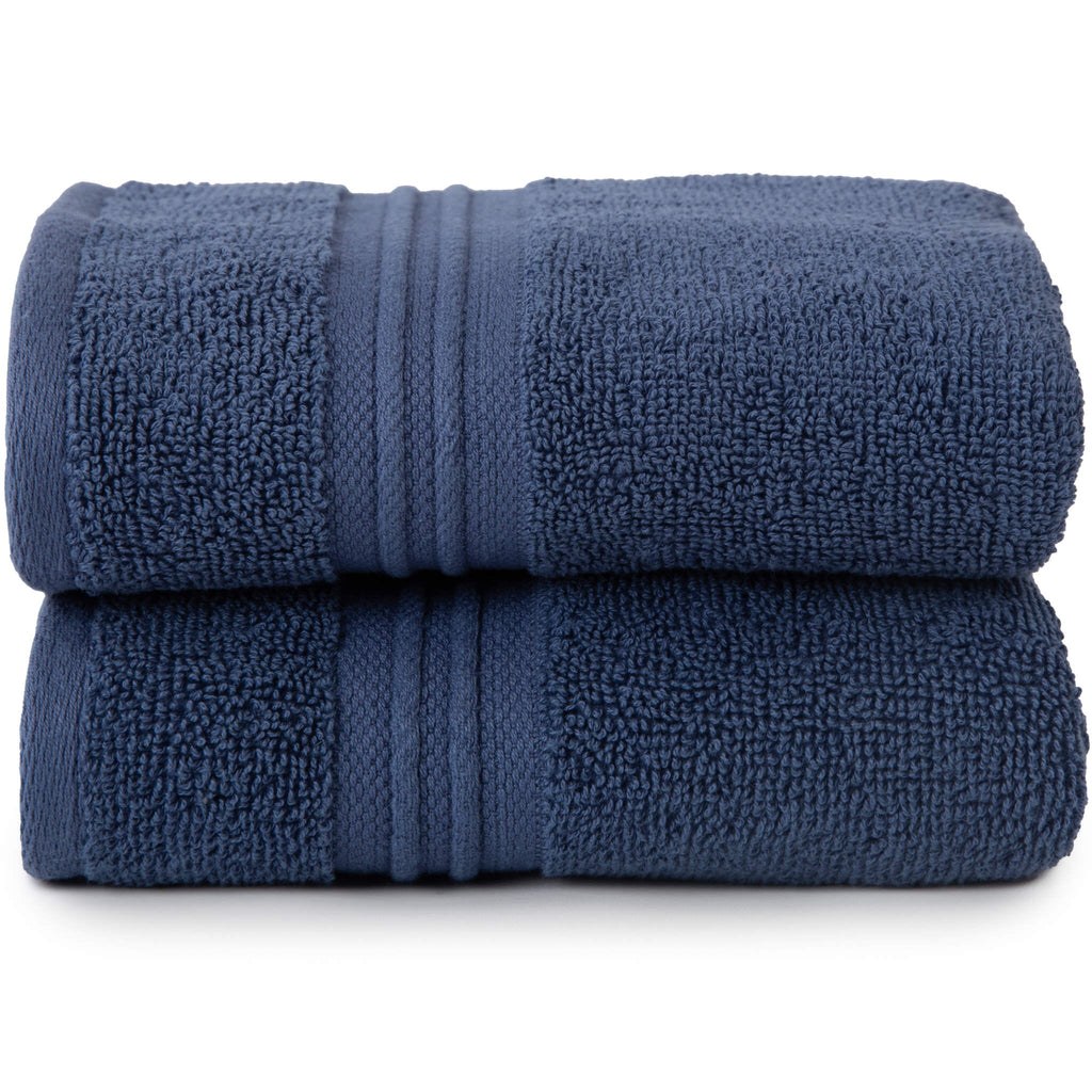 Sticky Toffee Terry Cotton Hand Towels Set, 2 pack, 16" x 28"