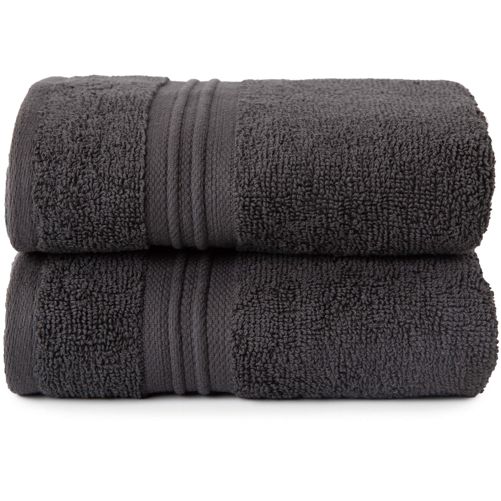 Sticky Toffee Terry Cotton Hand Towels Set, 2 pack, 16" x 28"