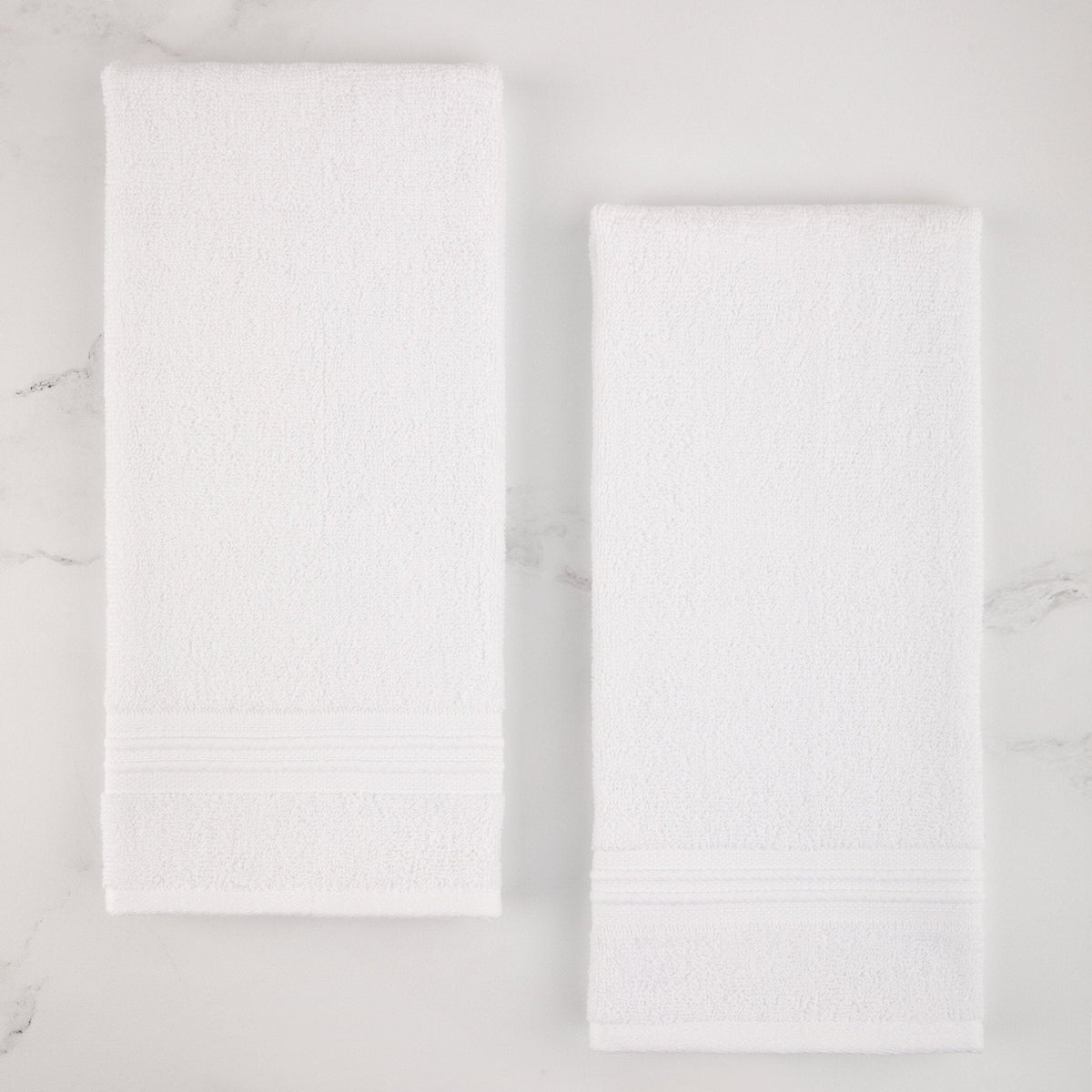Sticky Toffee Terry Cotton Hand Towels Set, 2 pack, 16" x 28"