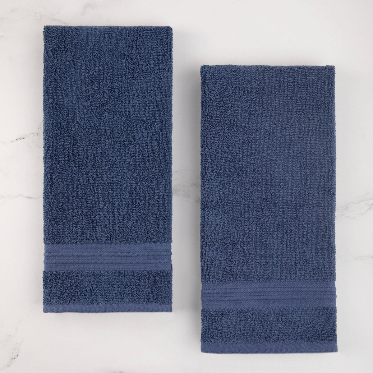 Sticky Toffee Terry Cotton Hand Towels Set, 2 pack, 16" x 28"