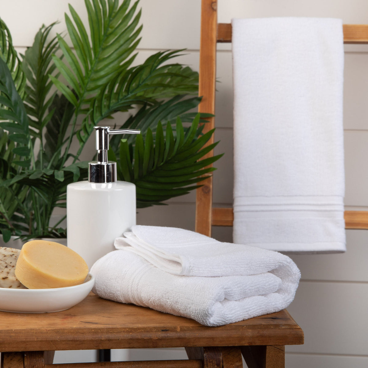 Sticky Toffee Terry Cotton Hand Towels Set, 2 pack, 16" x 28"
