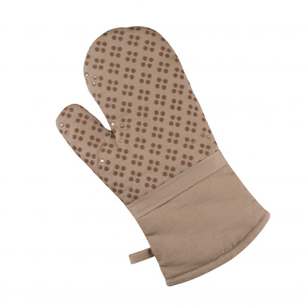 Sticky Toffee Silicone Printed Oven Mitt & Pot Holder, Cotton Terry Kitchen Dish Towel & Dishcloth, 9 Piece Set