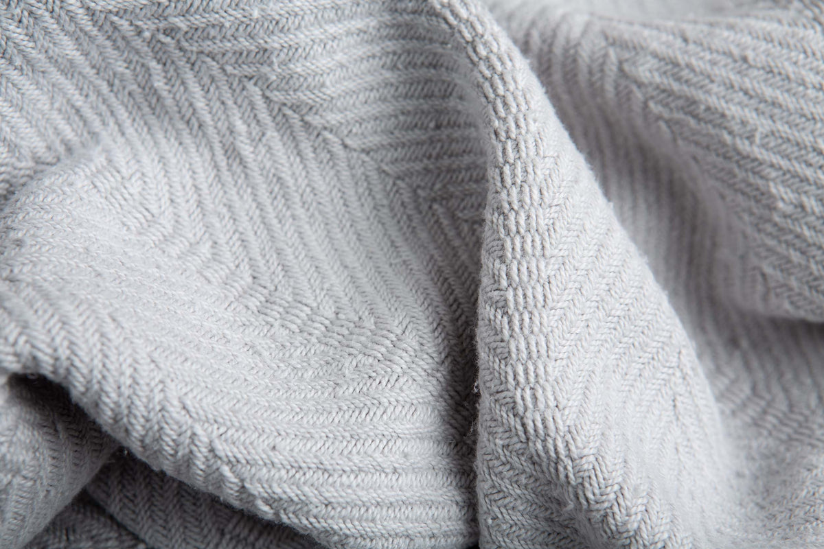 Sticky Toffee Woven Cotton Lightweight Throw Blanket, 60" x 50"